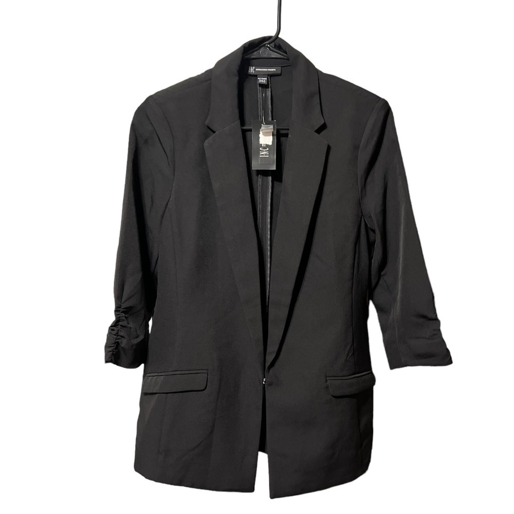 Inc international concepts black blazer pet med nwt - Picture 2 of 7